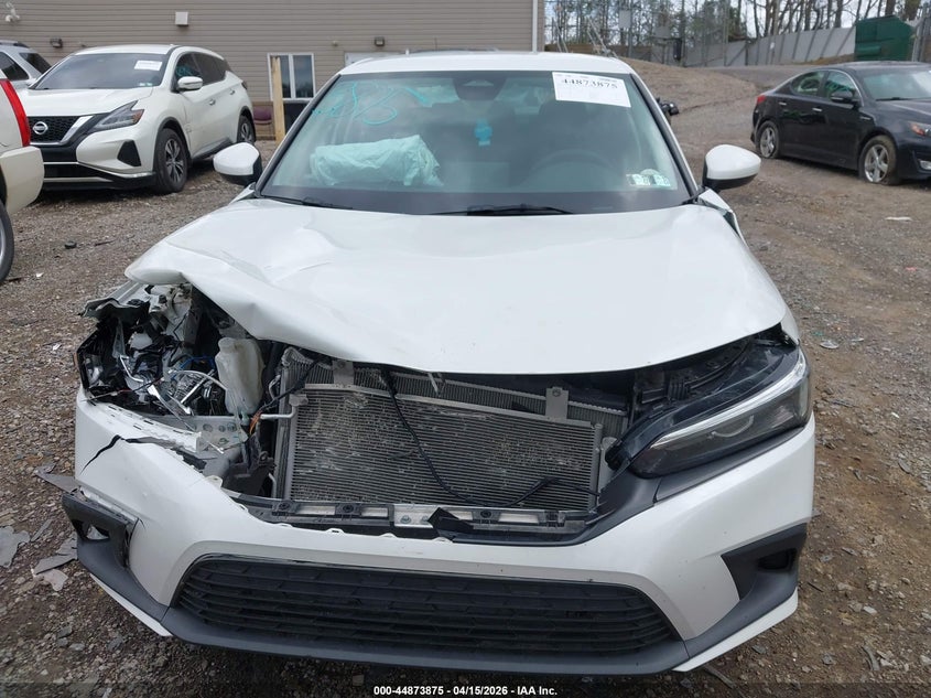 2022 Honda Civic 2.0 Lx white Lot 111044873875 Vin 2HGFE2F29NH569868
