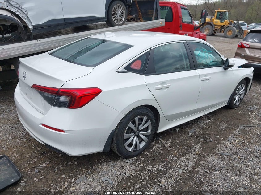2022 Honda Civic 2.0 Lx white Lot 111044873875 Vin 2HGFE2F29NH569868