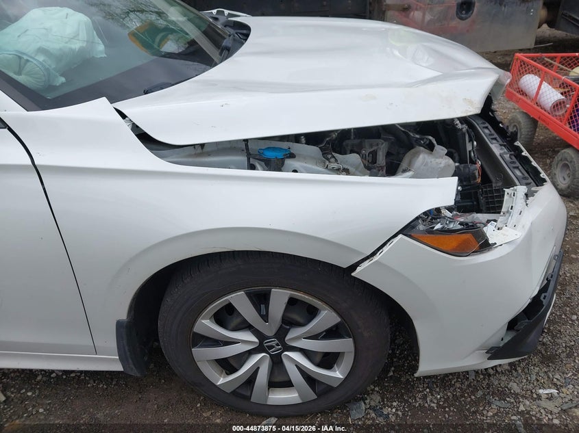 2022 Honda Civic 2.0 Lx white Lot 111044873875 Vin 2HGFE2F29NH569868