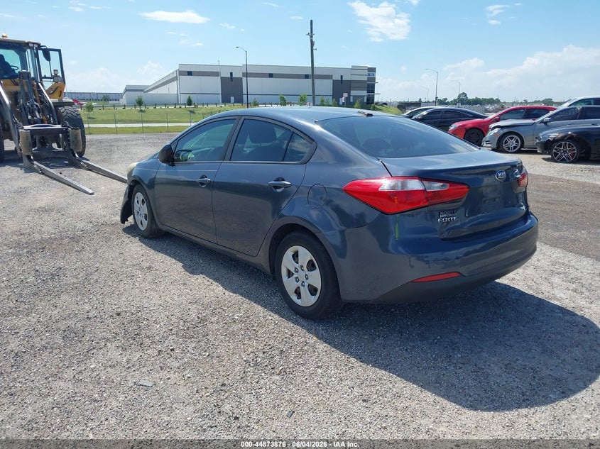 Vin: knafk4a62g5605176, lot: 45371207, kia forte lx 20163