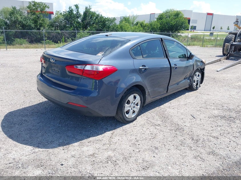Vin: knafk4a62g5605176, lot: 45371207, kia forte lx 20164