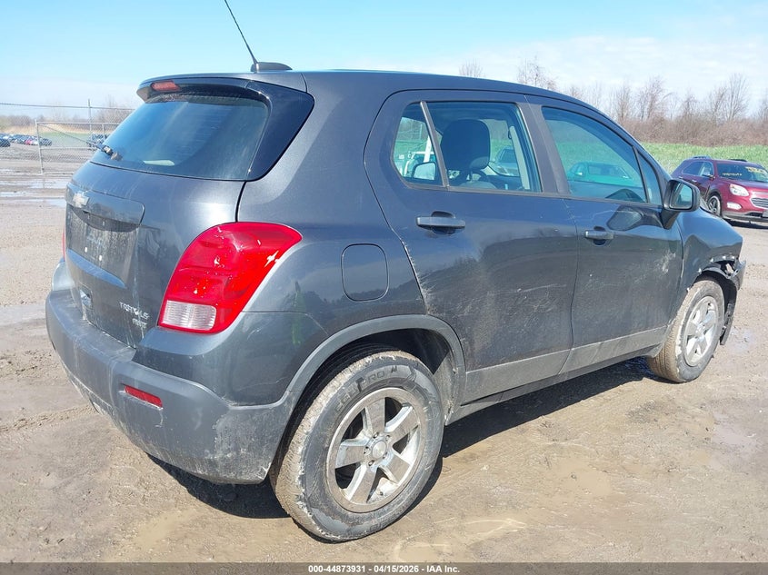 2016 Chevrolet Trax 1Ls VIN: 3GNCJNSB3GL272763 Lot: 44873931