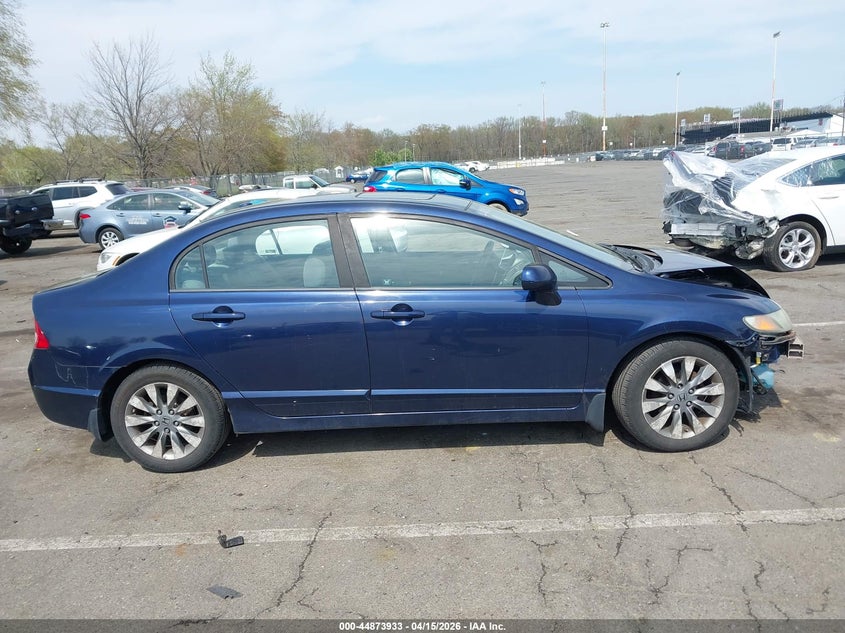 2009 Honda Civic Ex VIN: 19XFA16809E009800 Lot: 44873933