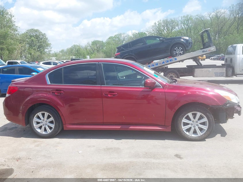 2012 Subaru Legacy 2.5I Premium VIN: 4S3BMCC64C3002206 Lot: 44873987