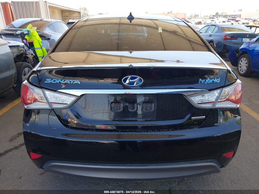 2014 Hyundai Sonata 2.4 Hybrid Limited black Lot 111044874070 Vin KMHEC4A44EA115994