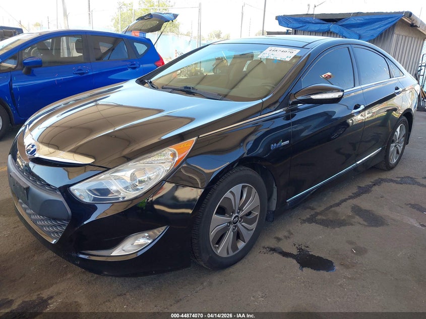 2014 Hyundai Sonata 2.4 Hybrid Limited black Lot 111044874070 Vin KMHEC4A44EA115994