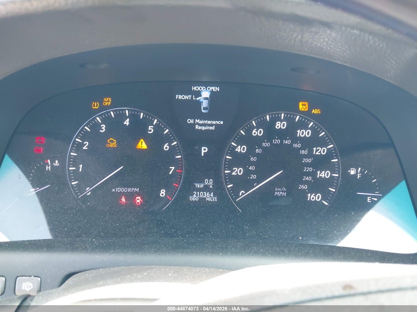 2007 Lexus Ls 460 VIN: JTHBL46F575041884 Lot: 44874073