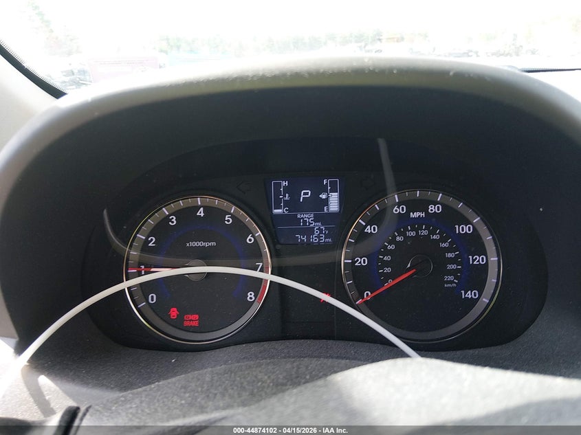 2015 Hyundai Accent Gls VIN: KMHCU4AE5FU821773 Lot: 44874102