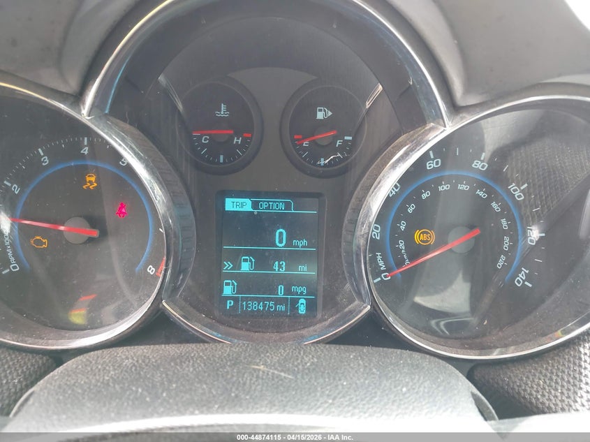 2014 Chevrolet Cruze 1Lt Auto VIN: 1G1PC5SB9E7317526 Lot: 44874115