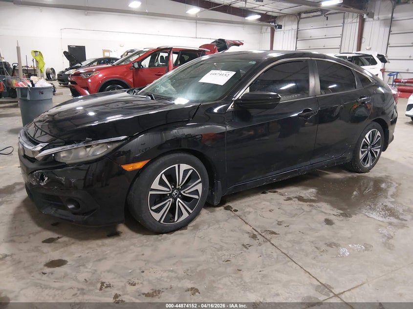 2017 Honda Civic 1.5 Ex-T black Lot 111044874152 Vin 19XFC1F39HE022624