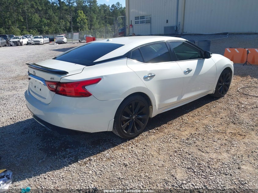 2017 Nissan Maxima 3.5 3.5 Sr white Lot 111044874197 Vin 1N4AA6AP2HC394519
