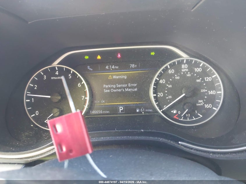 2017 Nissan Maxima 3.5 Sr VIN: 1N4AA6AP2HC394519 Lot: 44874197