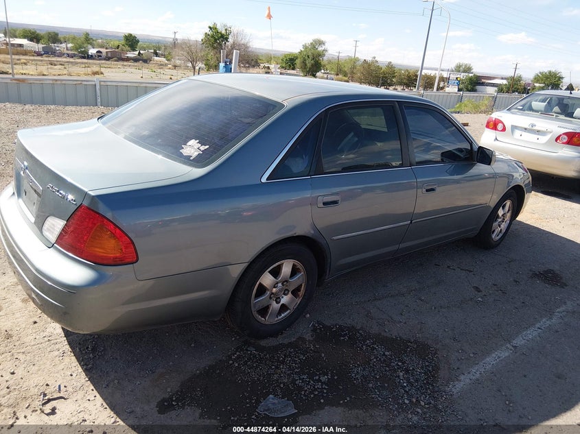 2000 Toyota Avalon Xl VIN: 4T1BF28B7YU033084 Lot: 44874264