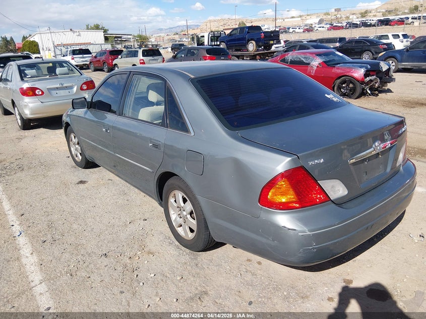 2000 Toyota Avalon Xl VIN: 4T1BF28B7YU033084 Lot: 44874264