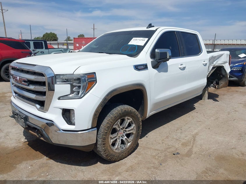 Vin: 3gtu9bet7mg304384, lot: 45371619, gmc sierra 1500 4wd  short box sle 20212