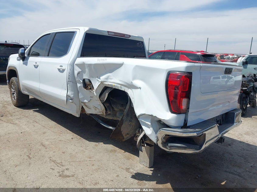 Vin: 3gtu9bet7mg304384, lot: 45371619, gmc sierra 1500 4wd  short box sle 20213