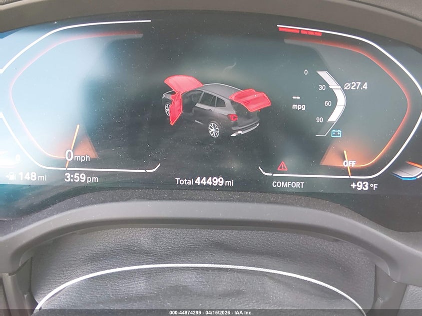 2022 BMW X3 xDrive30I VIN: WBX57DP06NN168978 Lot: 44874299