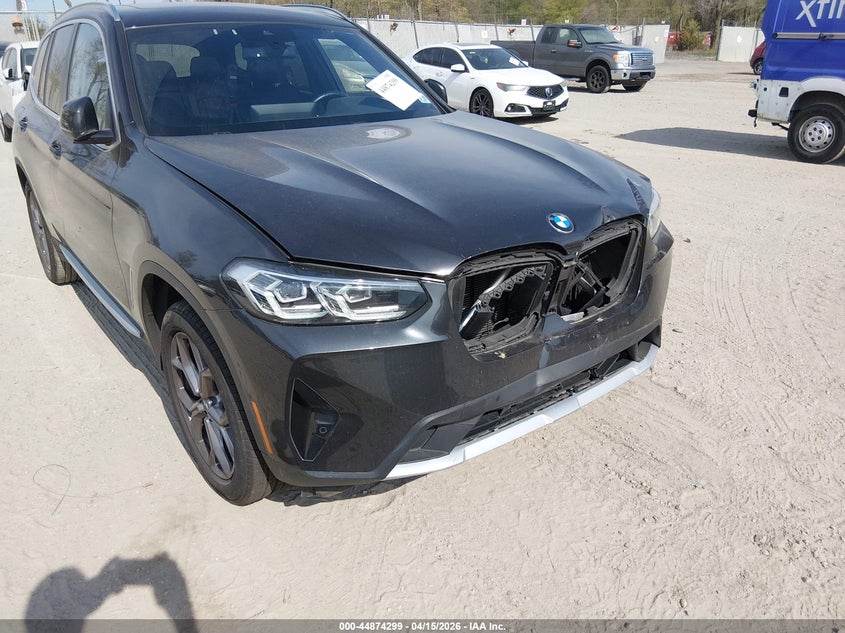 2022 BMW X3 xDrive30I VIN: WBX57DP06NN168978 Lot: 44874299