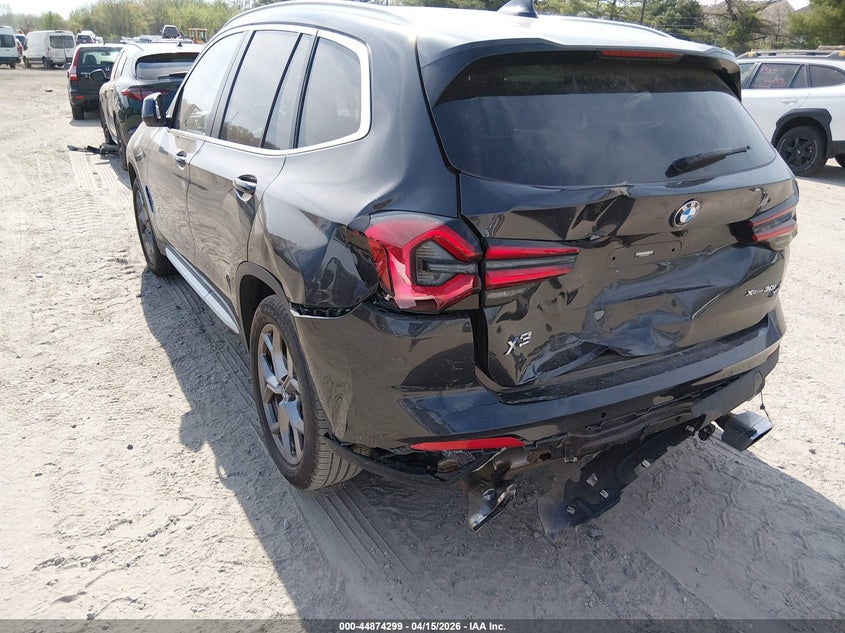 2022 BMW X3 xDrive30I VIN: WBX57DP06NN168978 Lot: 44874299