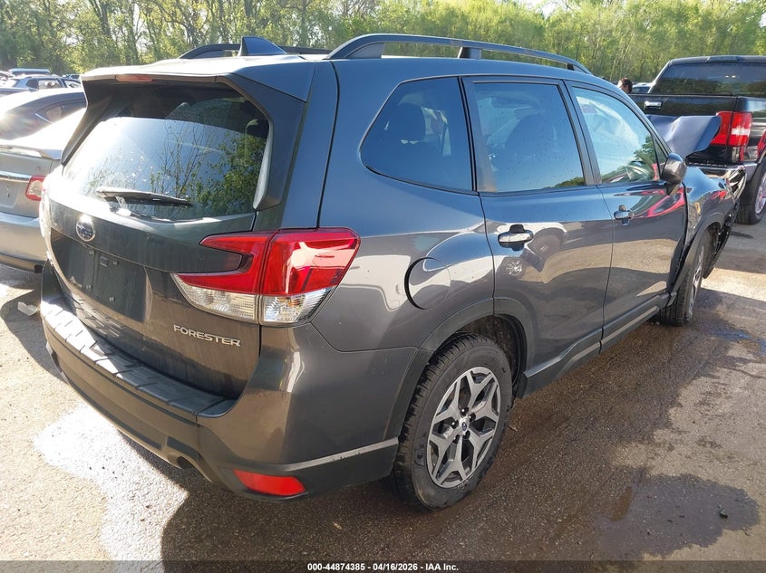 2021 Subaru Forester 2.5 Premium Grey Lot 111044874385 Vin JF2SKAJC2MH561729