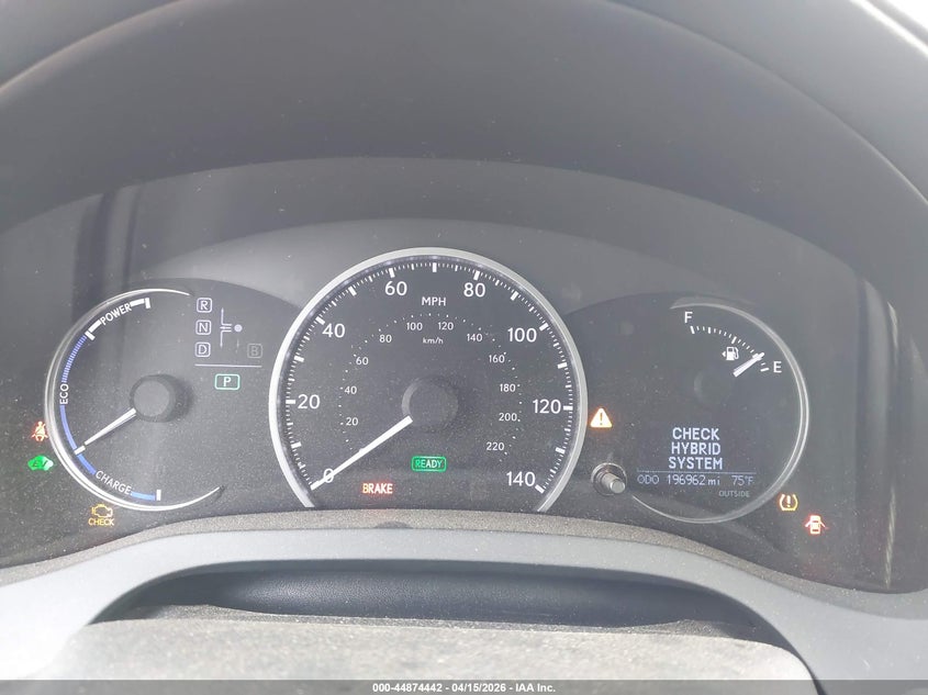2013 Lexus Ct 200H VIN: JTHKD5BH2D2165084 Lot: 44874442