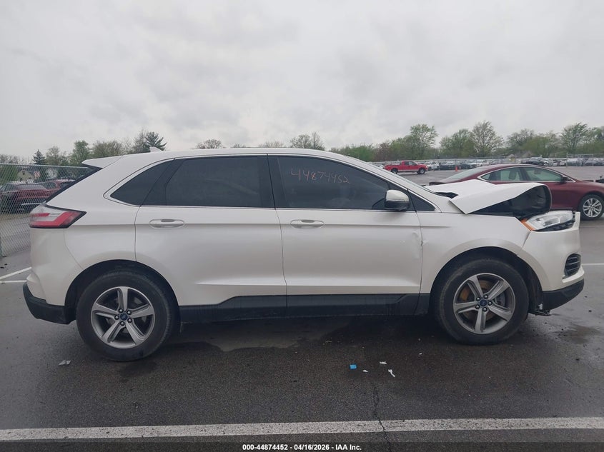 2019 Ford Edge 2.0 Sel white Lot 111044874452 Vin 2FMPK4J90KBB78081