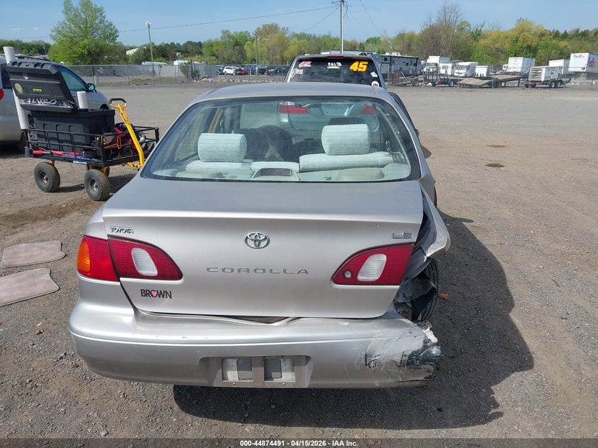 2000 Toyota Corolla Le VIN: 2T1BR12E9YC298675 Lot: 44874491