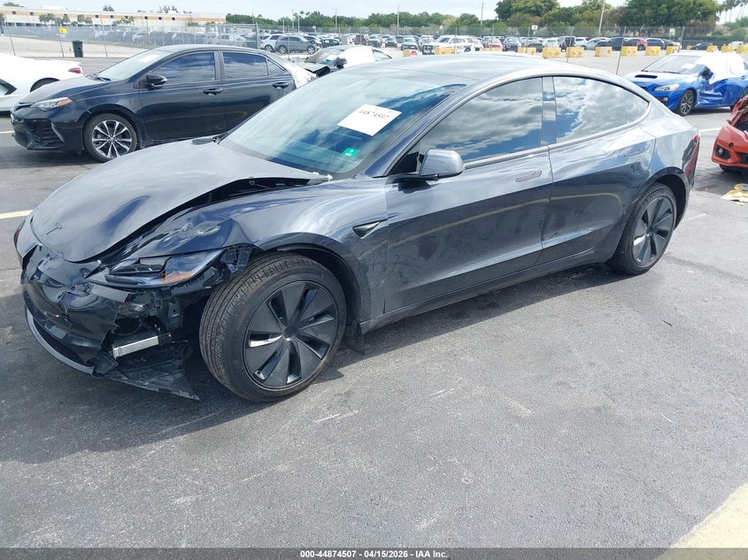 2026 Tesla Model 3 Premium Rear-wheel Drive/standard Rear-wheel Drive Grey Lot 111044874507 Vin 5YJ3E1EAXTF128046