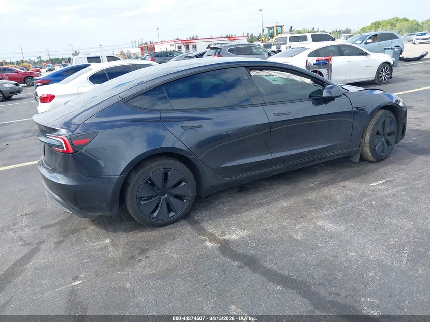 2026 Tesla Model 3 Premium Rear-wheel Drive/standard Rear-wheel Drive Grey Lot 111044874507 Vin 5YJ3E1EAXTF128046