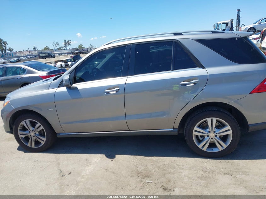 2012 Mercedes-Benz Ml 350 Bluetec 4Matic VIN: 4JGDA2EB9CA040608 Lot: 44874522