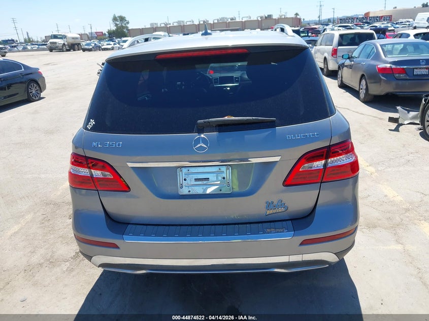 2012 Mercedes-Benz Ml 350 Bluetec 4Matic VIN: 4JGDA2EB9CA040608 Lot: 44874522