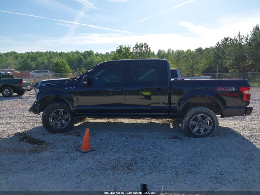 2018 Ford F-150 5.0 Lariat Black Lot 111044874575 Vin 1FTEW1E50JFD70717