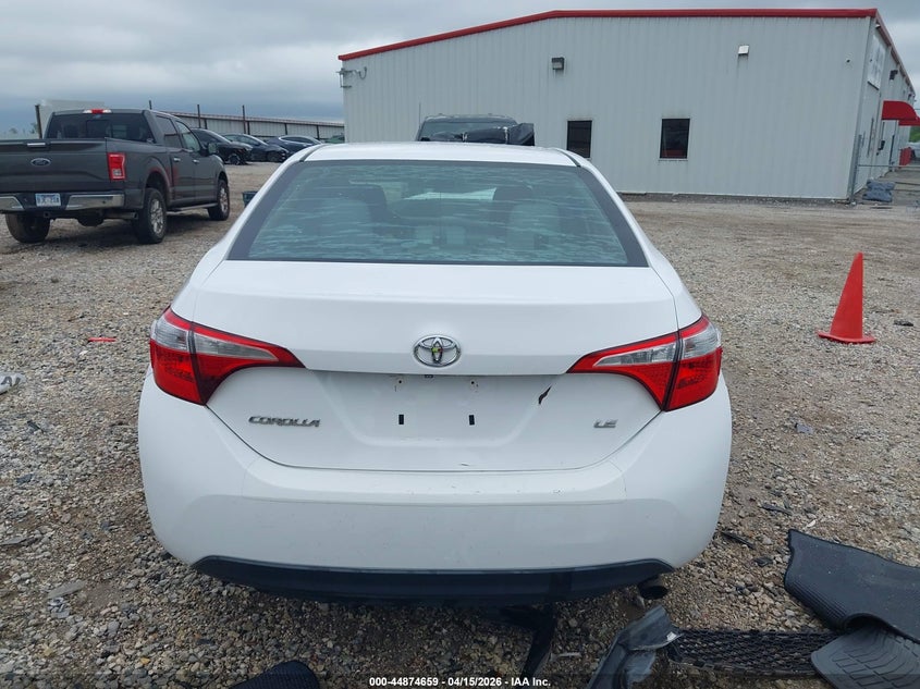 2016 Toyota Corolla Le VIN: 2T1BURHE1GC566380 Lot: 44874659