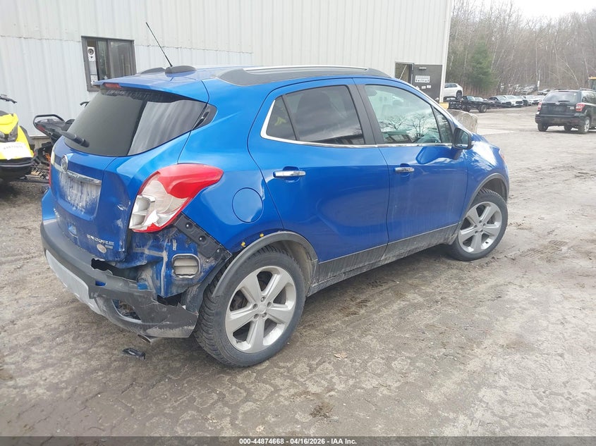 Vin: kl4cjesb9fb098832, lot: 45371999, buick encore 20154