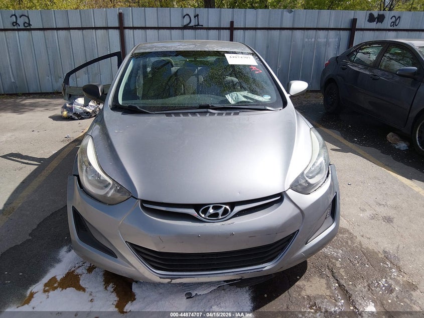 2016 Hyundai Elantra Se VIN: 5NPDH4AE8GH710627 Lot: 44874707