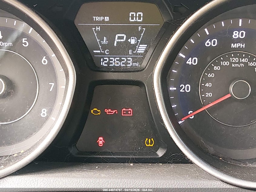 2016 Hyundai Elantra Se VIN: 5NPDH4AE8GH710627 Lot: 44874707