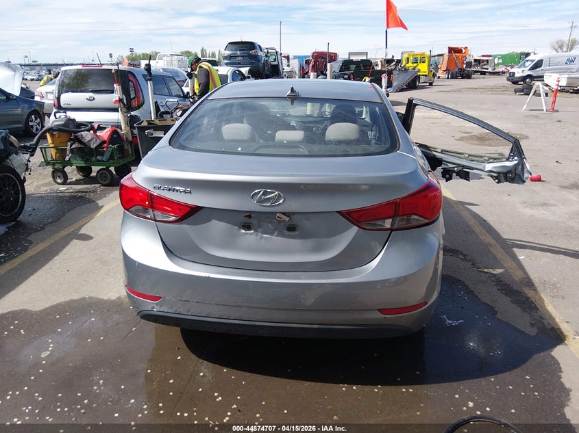 2016 Hyundai Elantra Se VIN: 5NPDH4AE8GH710627 Lot: 44874707