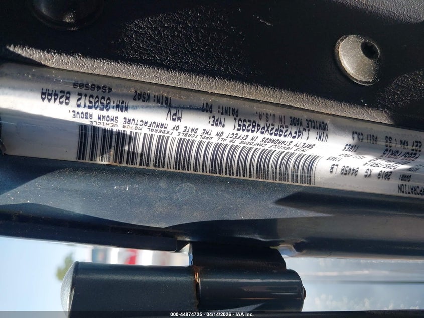 1999 Jeep Wrangler Se VIN: 1J4FY29P2XP482951 Lot: 44874725