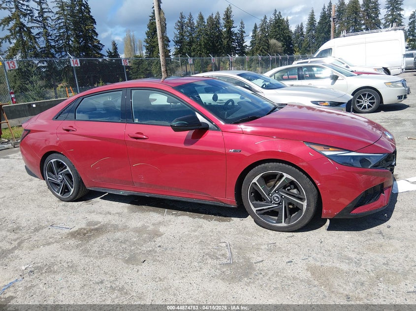 2022 Hyundai Elantra N Line VIN: KMHLR4AF5NU239178 Lot: 44874753