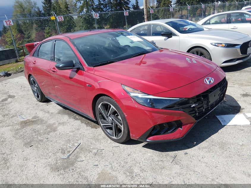 2022 Hyundai Elantra N Line VIN: KMHLR4AF5NU239178 Lot: 44874753
