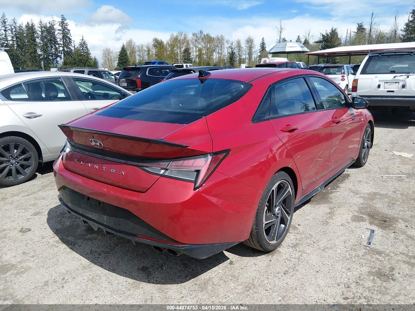 2022 Hyundai Elantra N Line VIN: KMHLR4AF5NU239178 Lot: 44874753