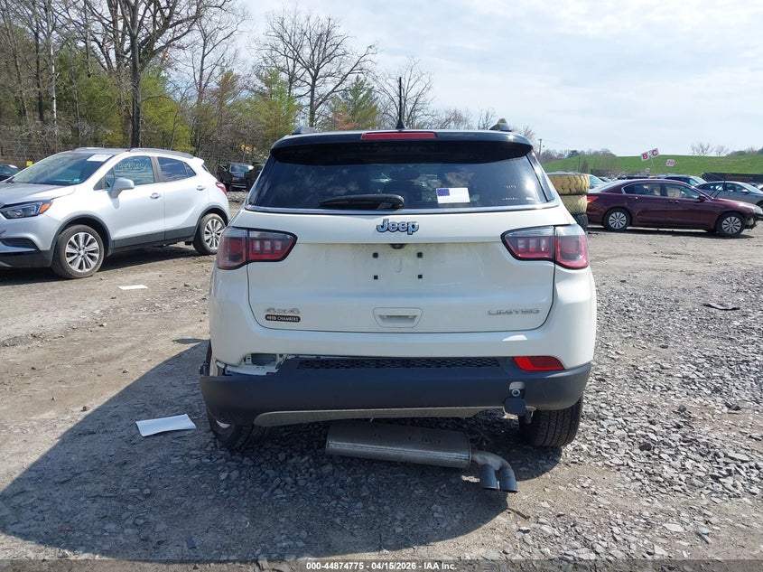 2019 Jeep Compass 2.4 Limited 4X4 white Lot 111044874775 Vin 3C4NJDCB1KT791846