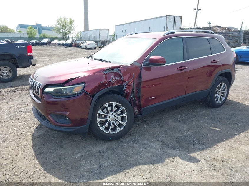 2019 Jeep Cherokee 2.4 Latitude Plus 4X4 red Lot 111044874825 Vin 1C4PJMLB0KD309754