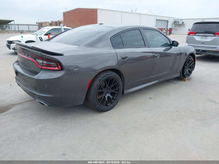 2018 Dodge Charger 3.6 Sxt Rwd grey Lot 111044874833 Vin 2C3CDXBG1JH167554
