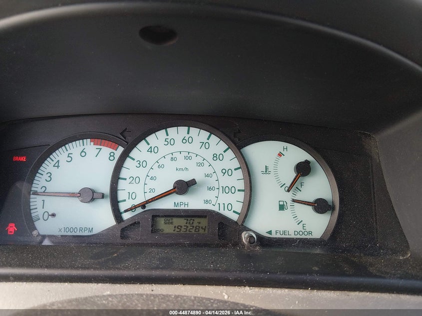 2003 Toyota Corolla Le VIN: JTDBR32E830037035 Lot: 44874890