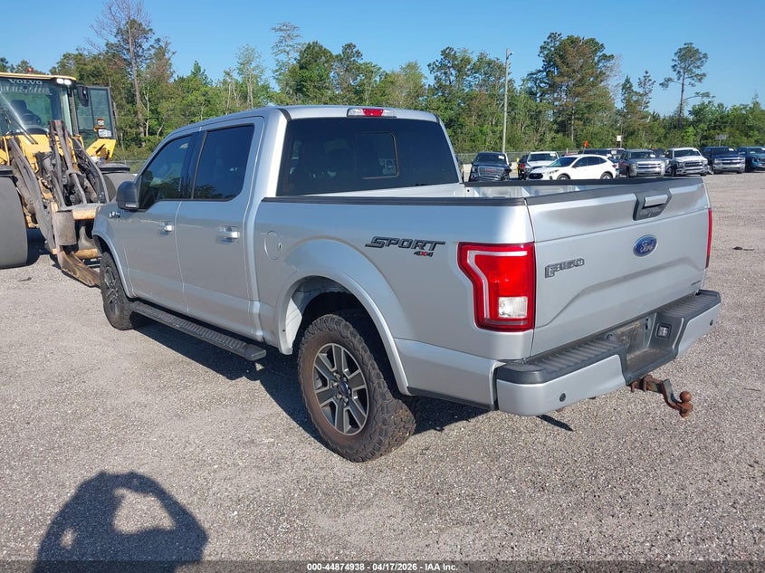 Vin: 1ftew1ef5gfd13284, lot: 45372269, ford f-150 xlt 20163
