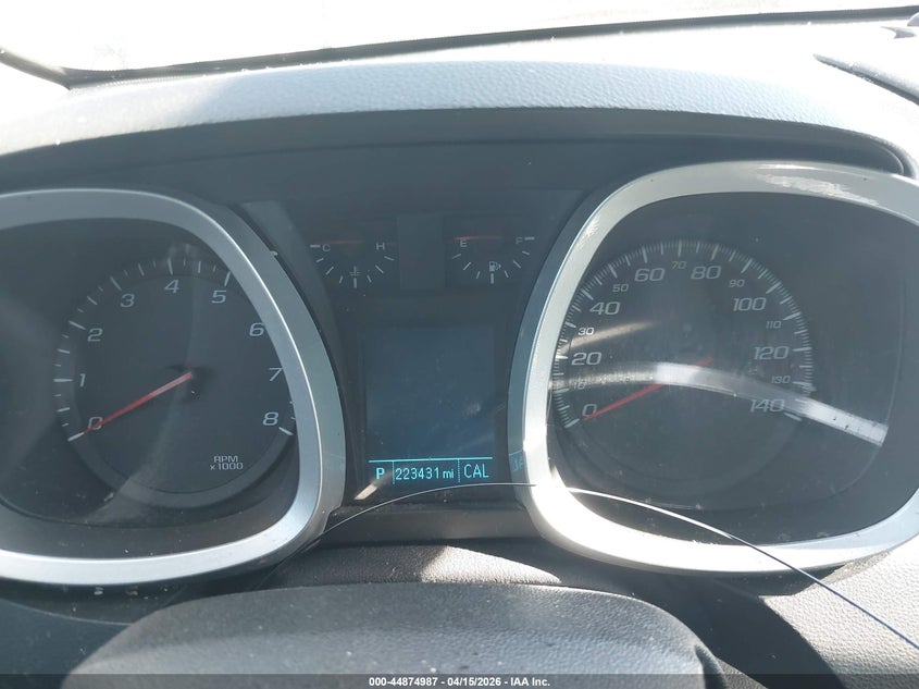 2012 Chevrolet Equinox Ls VIN: 2GNALBEK9C1325263 Lot: 44874987