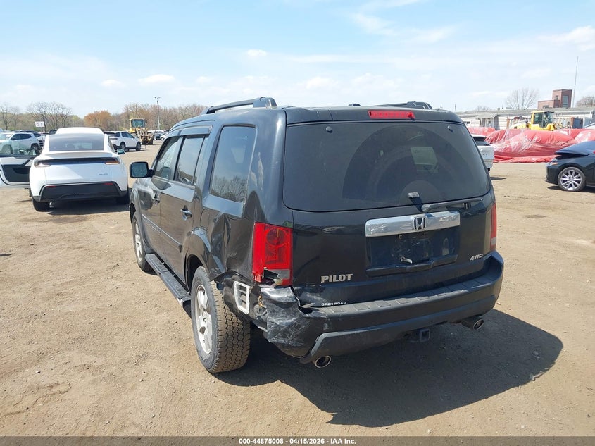 2011 Honda Pilot Ex-L VIN: 5FNYF4H68BB036623 Lot: 44875008