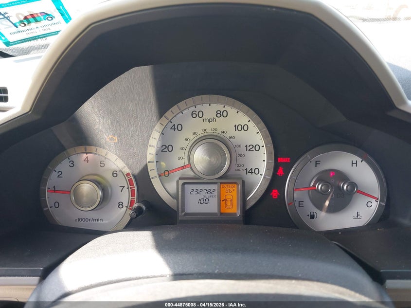 2011 Honda Pilot Ex-L VIN: 5FNYF4H68BB036623 Lot: 44875008