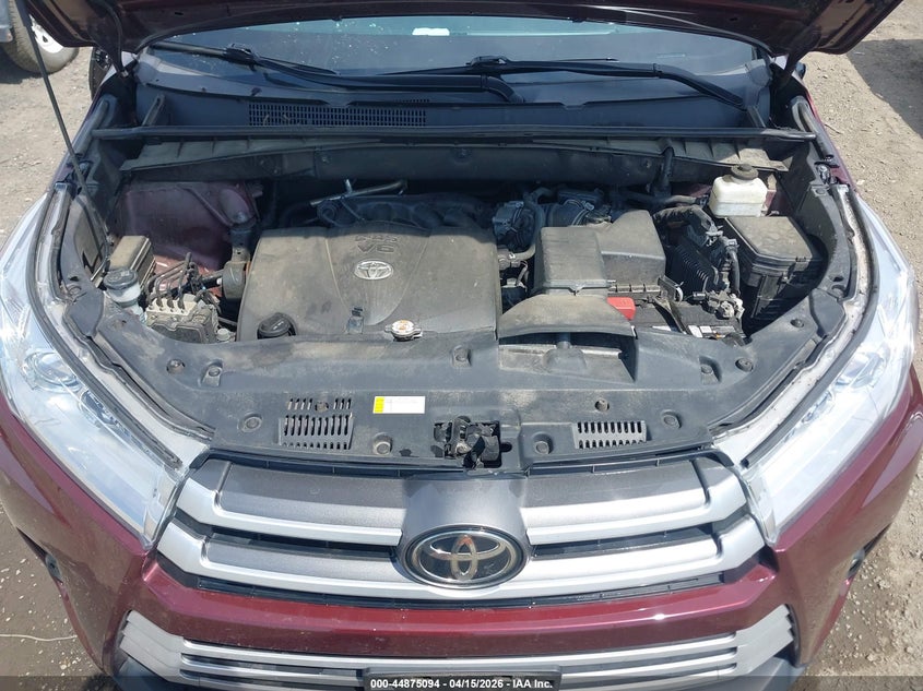 2019 Toyota Highlander Xle VIN: 5TDJZRFH6KS725923 Lot: 44875094